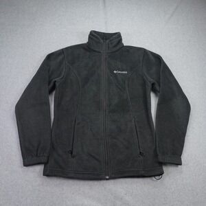 Columbia Jacket Womens Small Black Benton Springs Full Zip Fleece